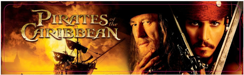 Plaque de porte flipper Pirates Of The Caribbean V6