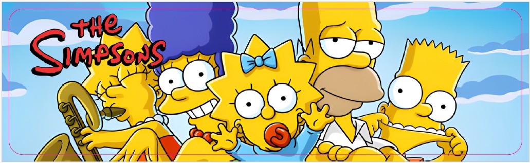 Plaque de porte flipper The Simpsons
