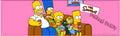 Plaque de porte flipper The Simpsons Pinball Party