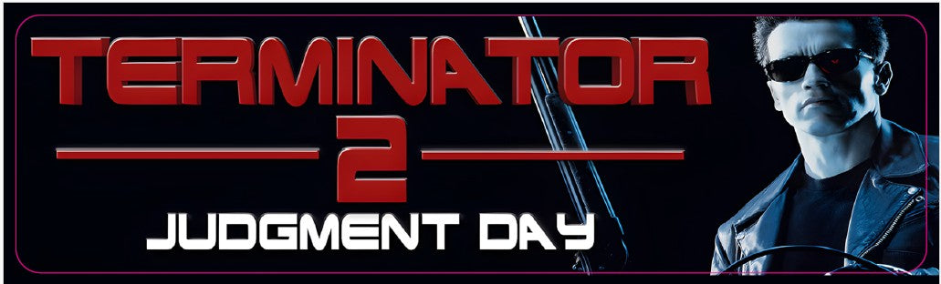 Plaque de porte flipper Terminator 2