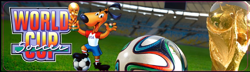 Plaque de porte flipper World Cup Soccer