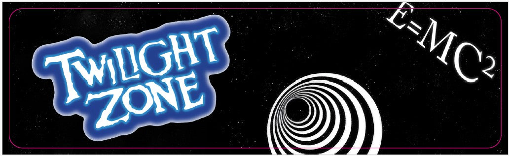 Plaque de porte flipper Twilight Zone V2