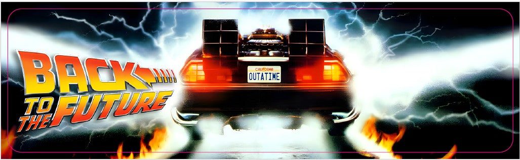 Plaque de porte flipper Back To The Future