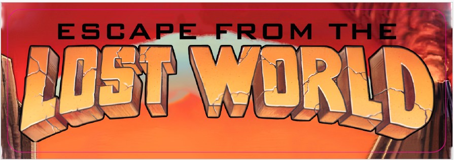 Plaque de porte flipper Escape From The Lost World