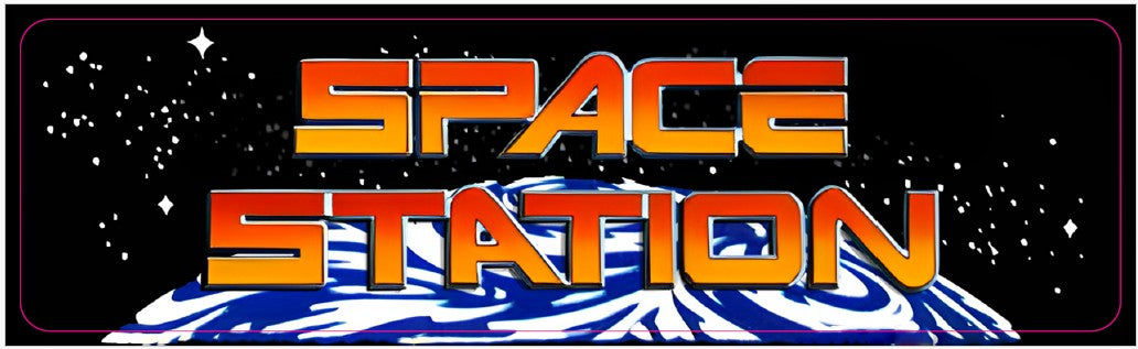 Plaque de porte flipper Space Station
