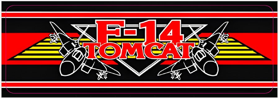 Plaque de porte flipper F14 Tomcat