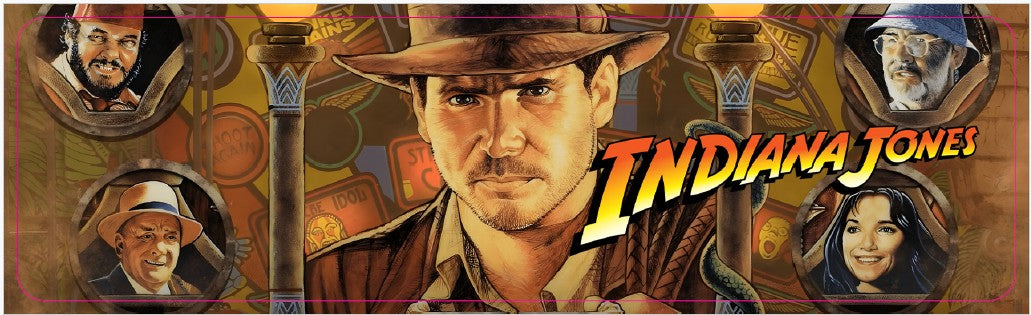 Plaque de porte flipper Indiana Jones V3