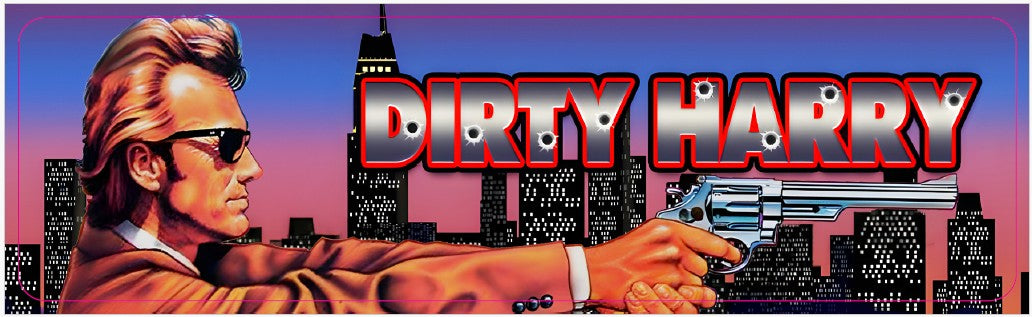 Plaque de porte flipper Dirty Harry