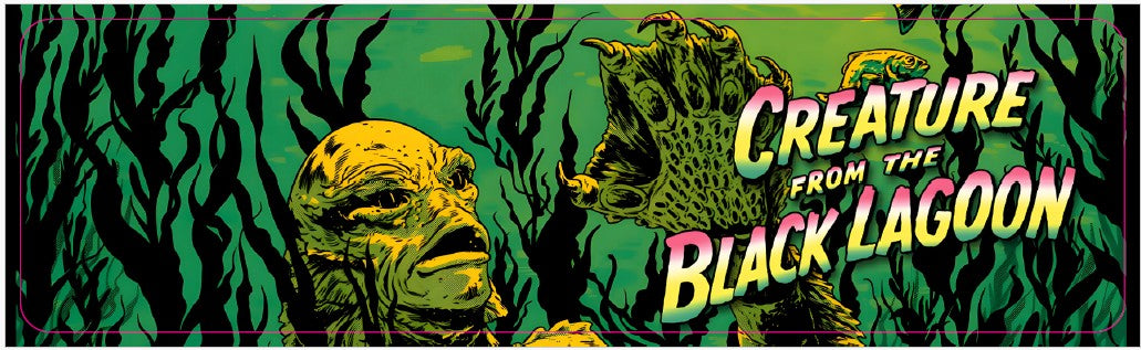 Plaque de porte flipper Creature From The Black Lagoon