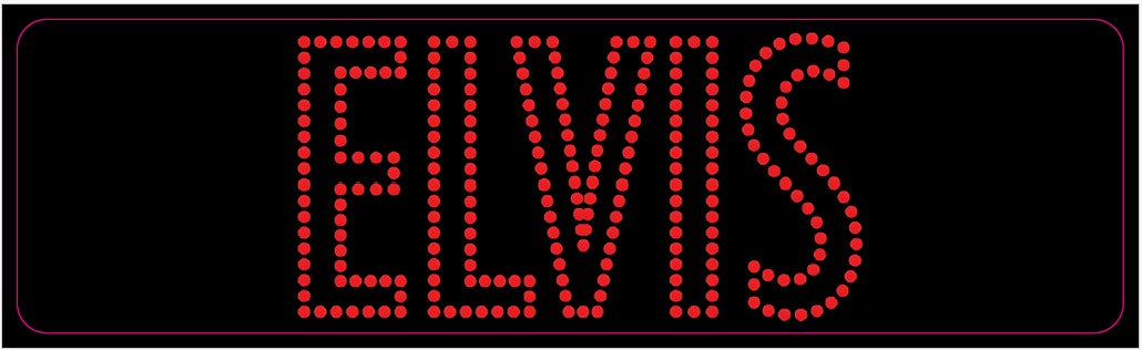 Plaque de porte flipper Elvis
