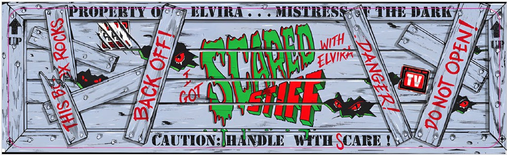 Plaque de porte flipper Scared Stiff V2