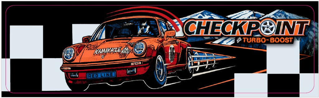 Plaque de porte flipper Checkpoint