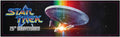Plaque de porte flipper Star Trek 25th V2