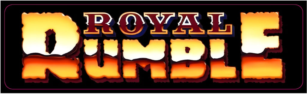 Plaque de porte flipper Royal Rumble