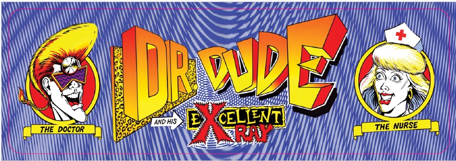 Plaque de porte flipper Dr Dude