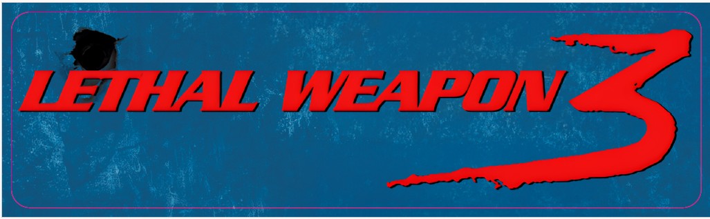 Plaque de porte flipper Lethal Weapon 3 V2