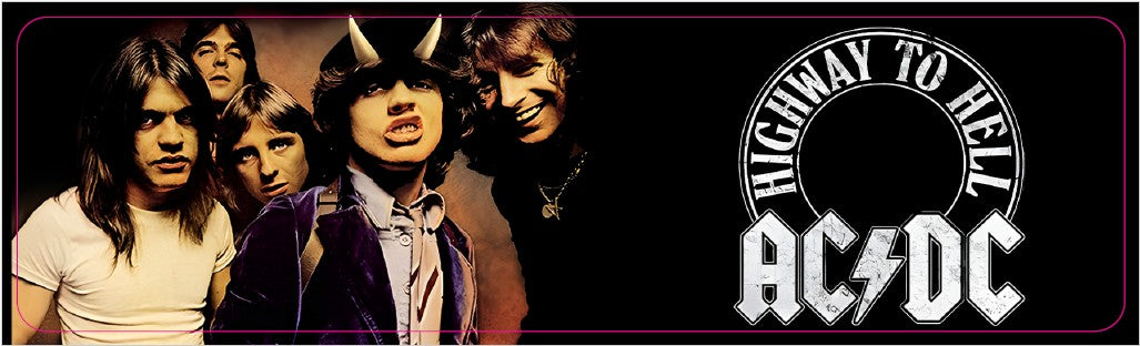 Plaque de porte flipper AC/DC V2