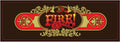 Plaque de porte flipper Fire