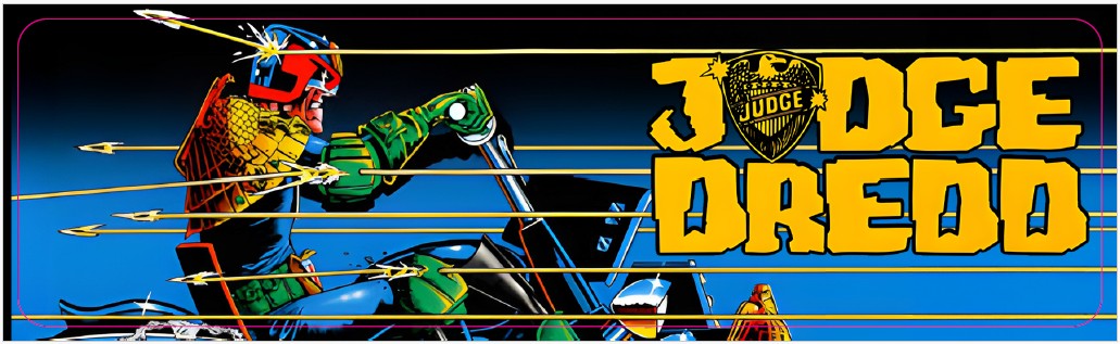 Plaque de porte flipper Judge Dredd