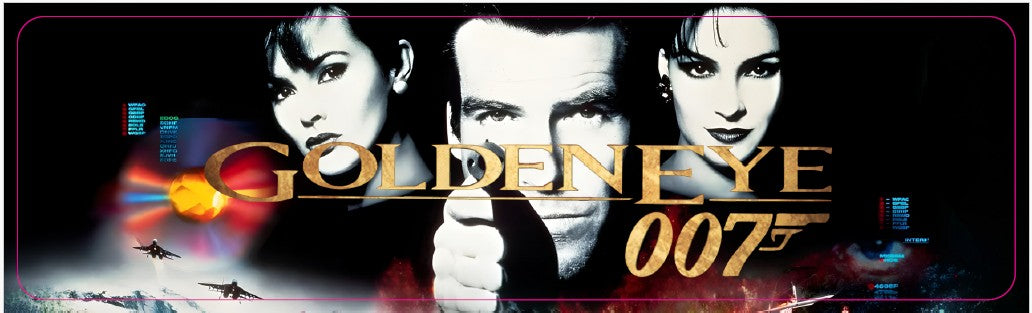 Plaque de porte flipper Goldeneye