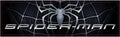 Plaque de porte flipper Spider Man Black