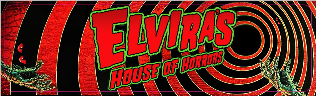 Plaque de porte flipper Elvira's House Of Horrors V2