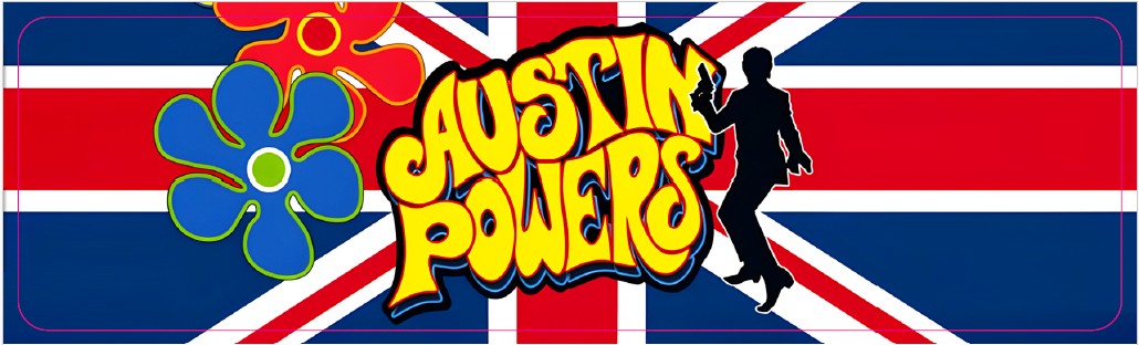Plaque de porte flipper Austin Power