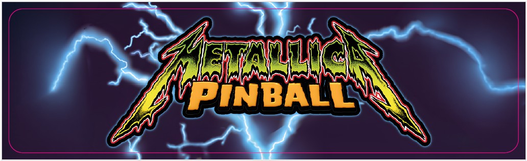 Plaque de porte flipper Metallica
