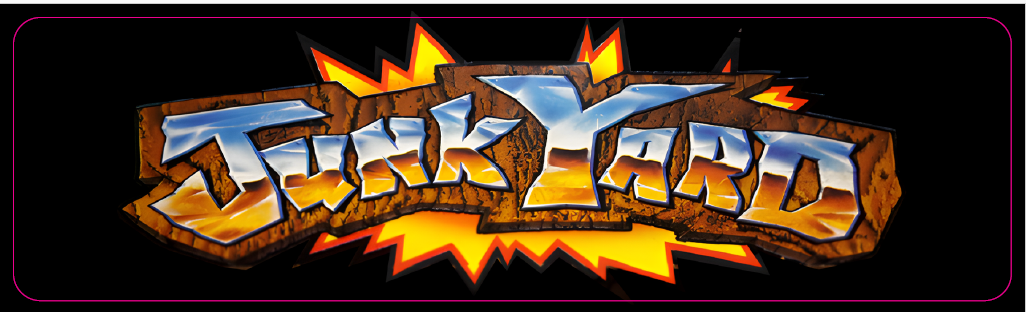 Plaque de porte flipper Junk Yard V2