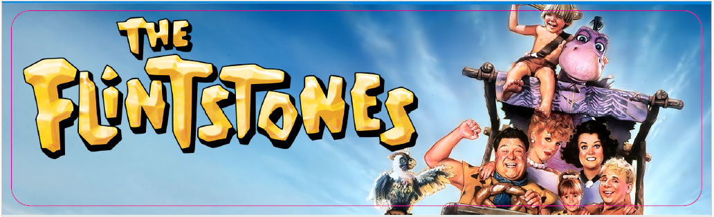Plaque de porte flipper The Flintstones