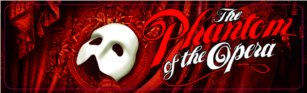 Plaque de porte flipper The Phantom Of The Opera