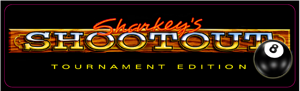Plaque de porte flipper Sharkey's Shootout