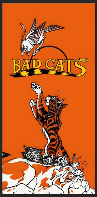 Flipper-Schutzmatte Bad Cats