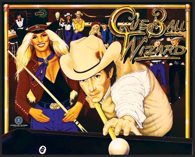 Translite Flipper Cue Ball Wizard