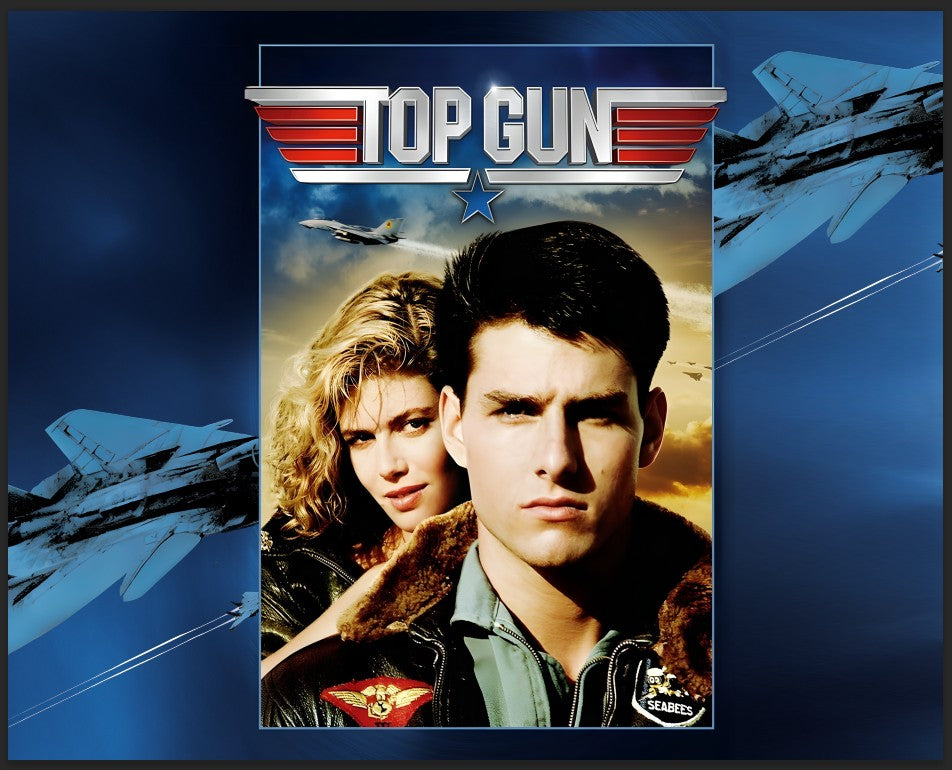 Translite Flipper Gold Wings Top Gun