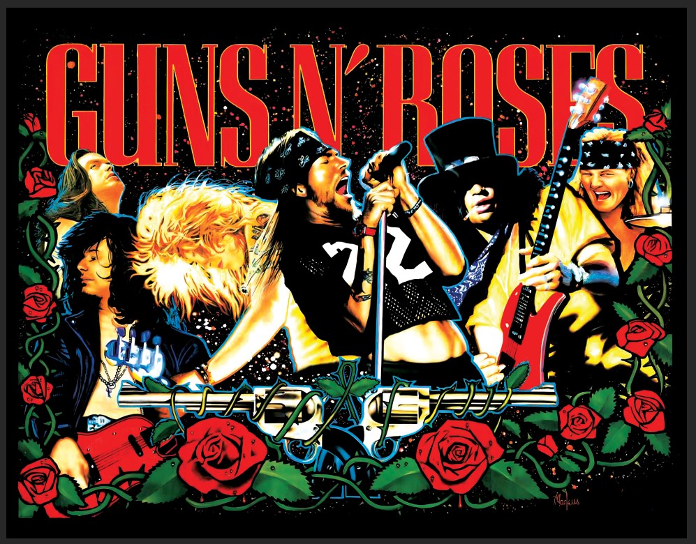 Translite Flipper Guns N' Roses