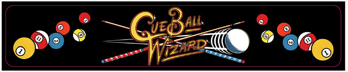 Plaque de porte flipper Cue Ball Wizard