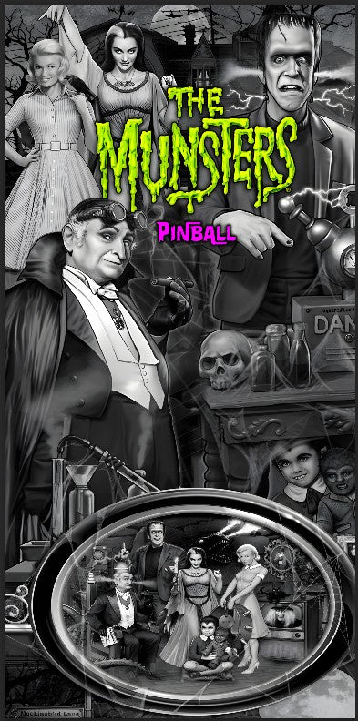 Tapis de protection flipper The Munsters V2